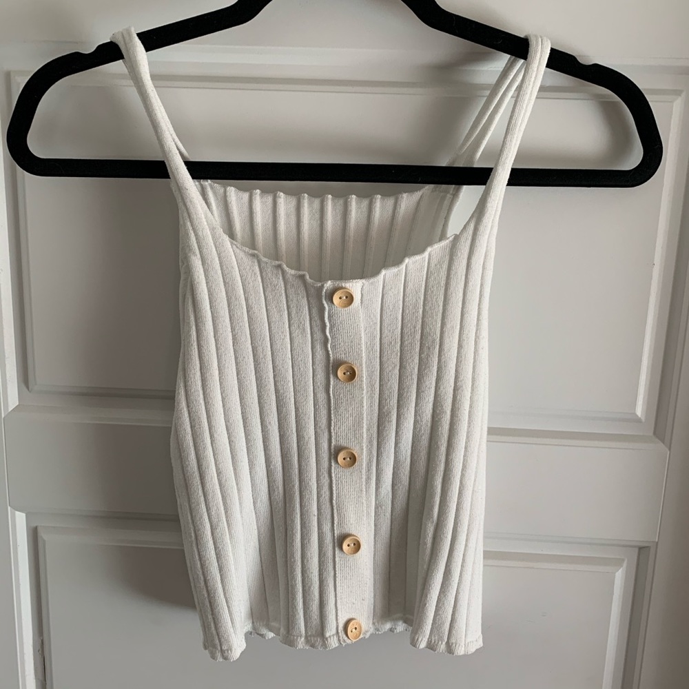 White Tank Top/Crop Top